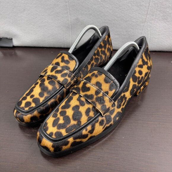 Vionic Shoes - Vionic Sellah Loafer Shoes Leopard Print Calf Hair Women's Size 11